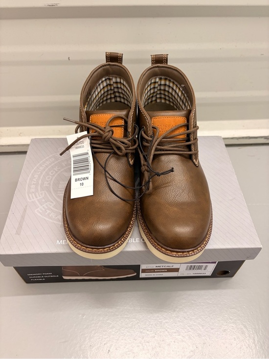 Buffalo David Bitton Other - Buffalo David Bitton Metcalf Men's Faux Leather Memory Foam Chukka Boots Size 10